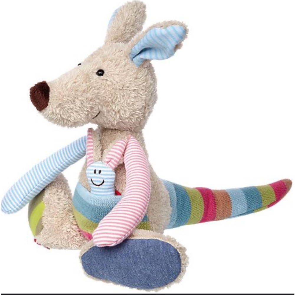 SIGIKID KANGAROO PATCHWORK-SWEETY 28CM *RARE*